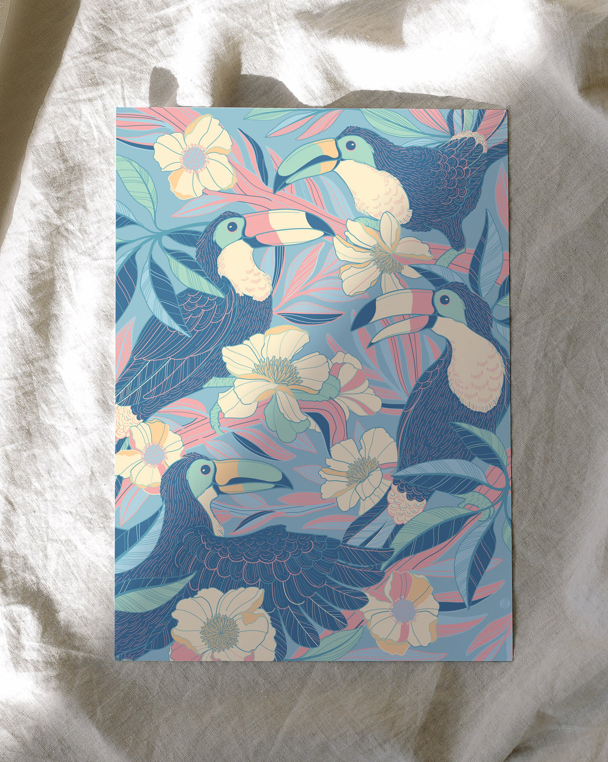 Animal ArtPrint Postcard Set (10 pcs)