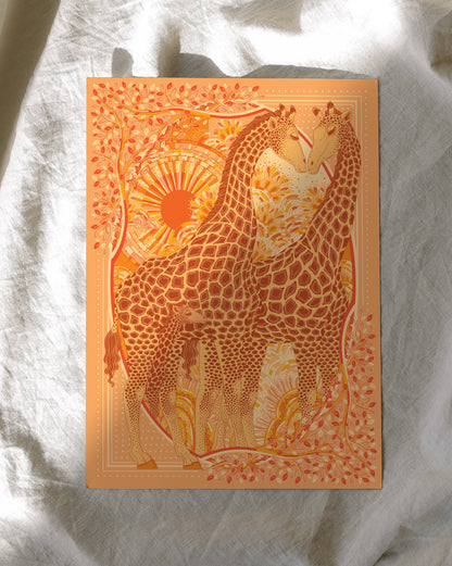 Animal ArtPrint Postcard Set (10 pcs)