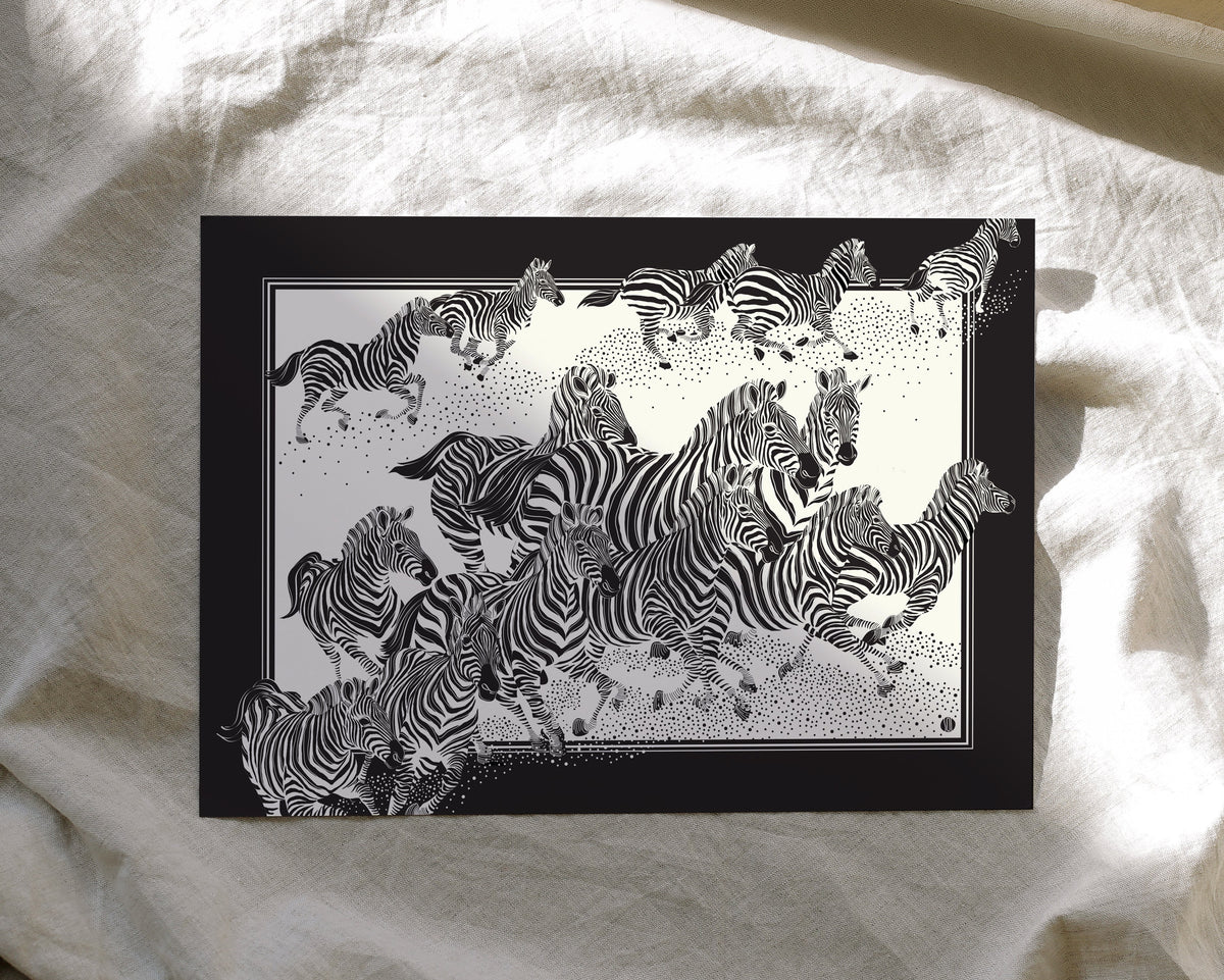 Animal ArtPrint Postcard Set (10 pcs)