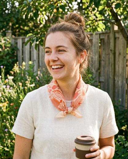 Fox&Berry Bandana Scarf (Blush)