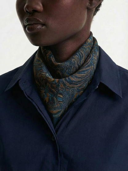 Tiger Art Bandana Scarf (Midnight)