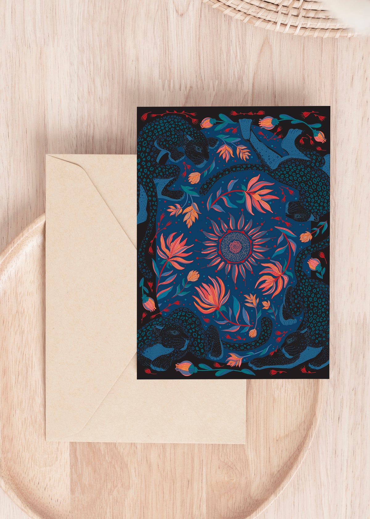 Leopard, and the Sun Silk Twill Scarf