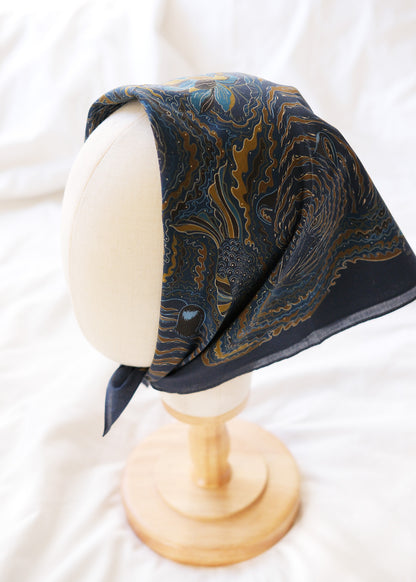 Tiger Art Bandana Scarf (Midnight)