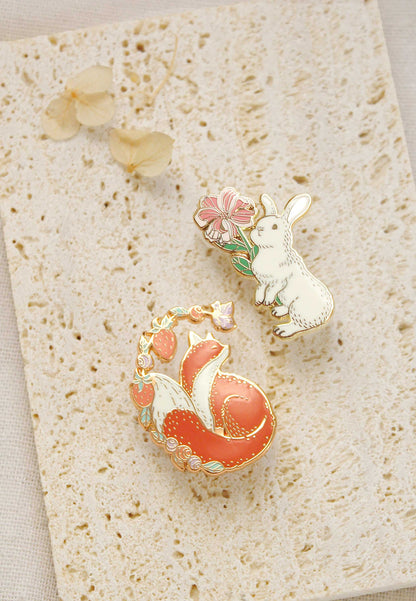 Fox&Berry Enamel Pin Brooches & Lapel Pins