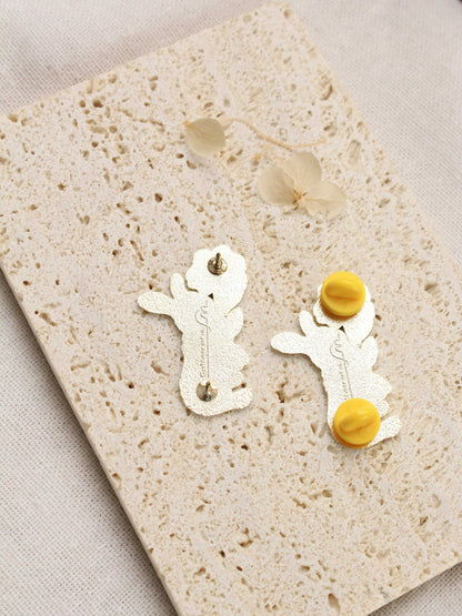 Bunny Rabbit Enamel Pin Brooches & Lapel Pins