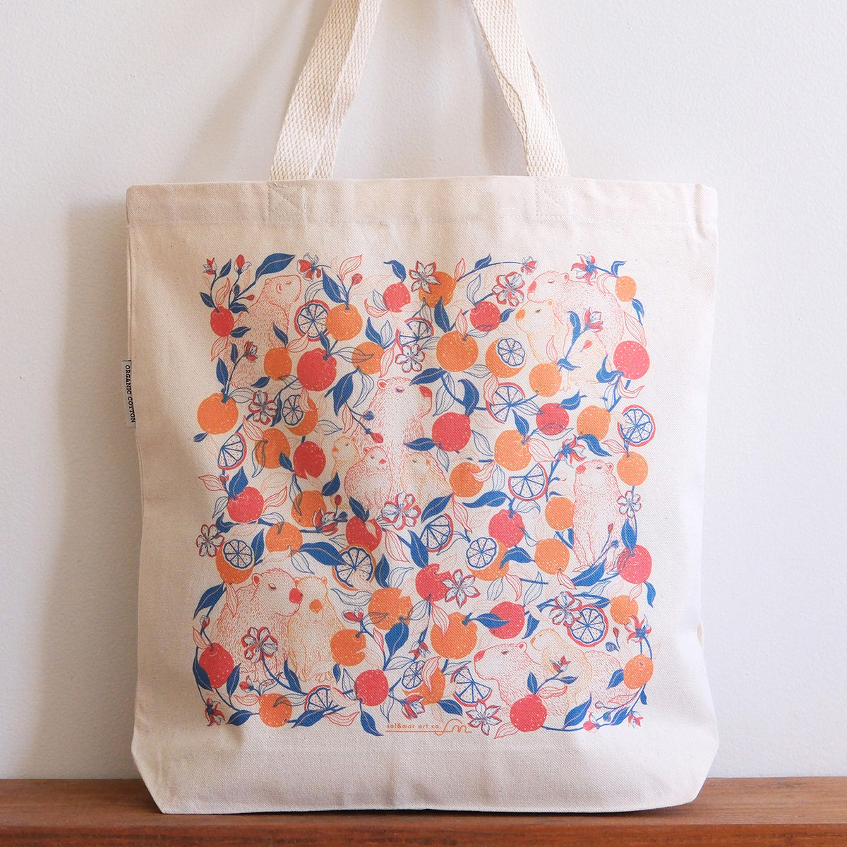 Capybara Canvas Tote Bag