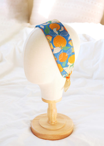 Capybara Yuzu Art Bandana Scarf (Tangerine)