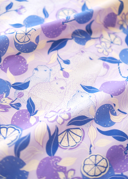 Capybara Yuzu Art Bandana Scarf (Veryperi)