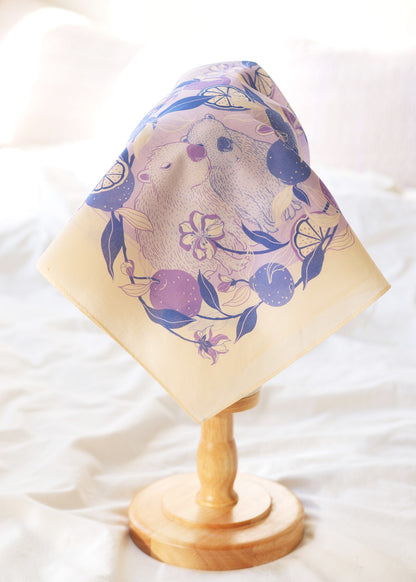 Capybara Yuzu Art Bandana Scarf (Veryperi)