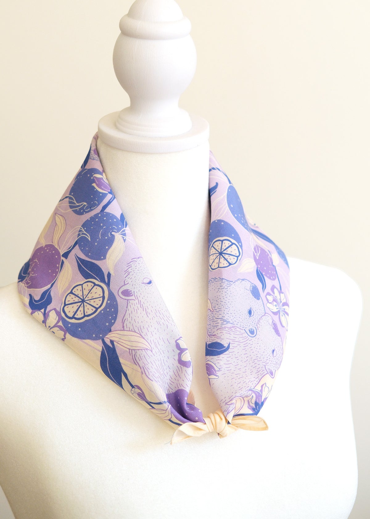 Capybara Yuzu Art Tote Bag + Bandana Gift Set (VeriPeri)