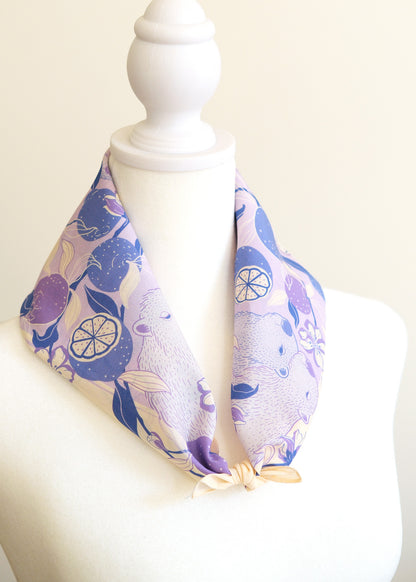 Capybara Yuzu Art Tote Bag + Bandana Gift Set (VeriPeri)
