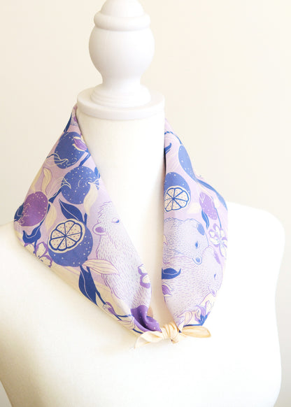 Capybara Yuzu Art Bandana Scarf (Veryperi)