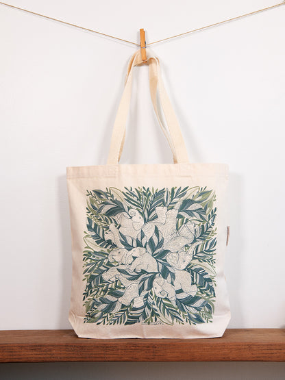 Elephant Canvas Tote Bag