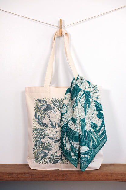 Elephant Canvas Tote Bag