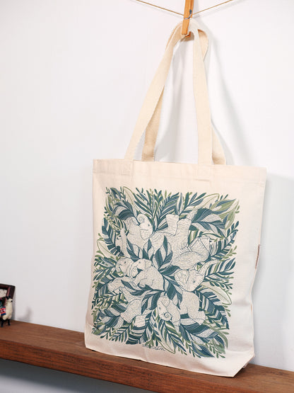 Elephant Canvas Tote Bag