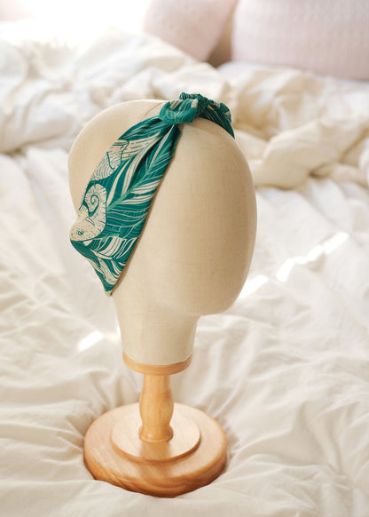 Elephant Bandana Scarf (Green)