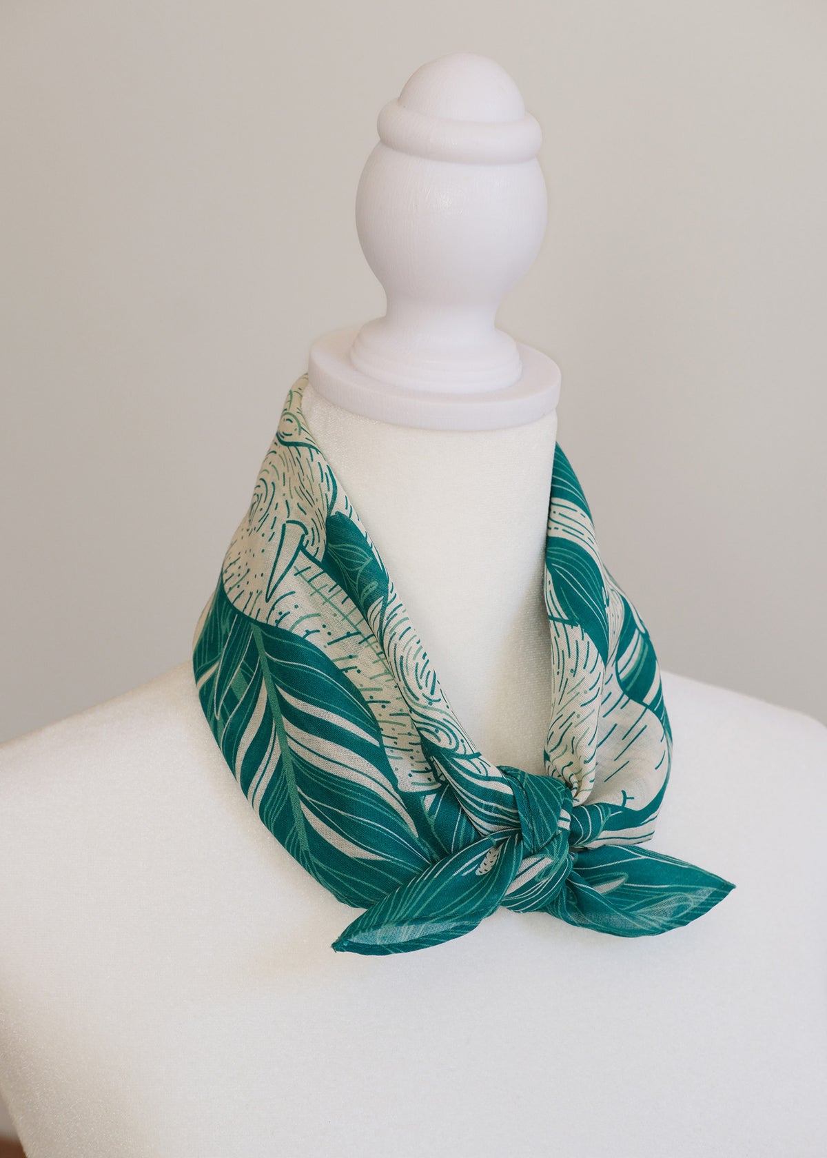 Elephant Bandana Scarf (Green)