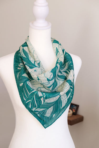 Elephant Bandana Scarf (Green)