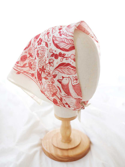 Fox&Berry Tote Bag + Bandana Gift Set (Off-White) (Copy) Tote bag
