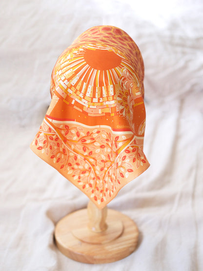 Giraffe Silk Twill Scarf