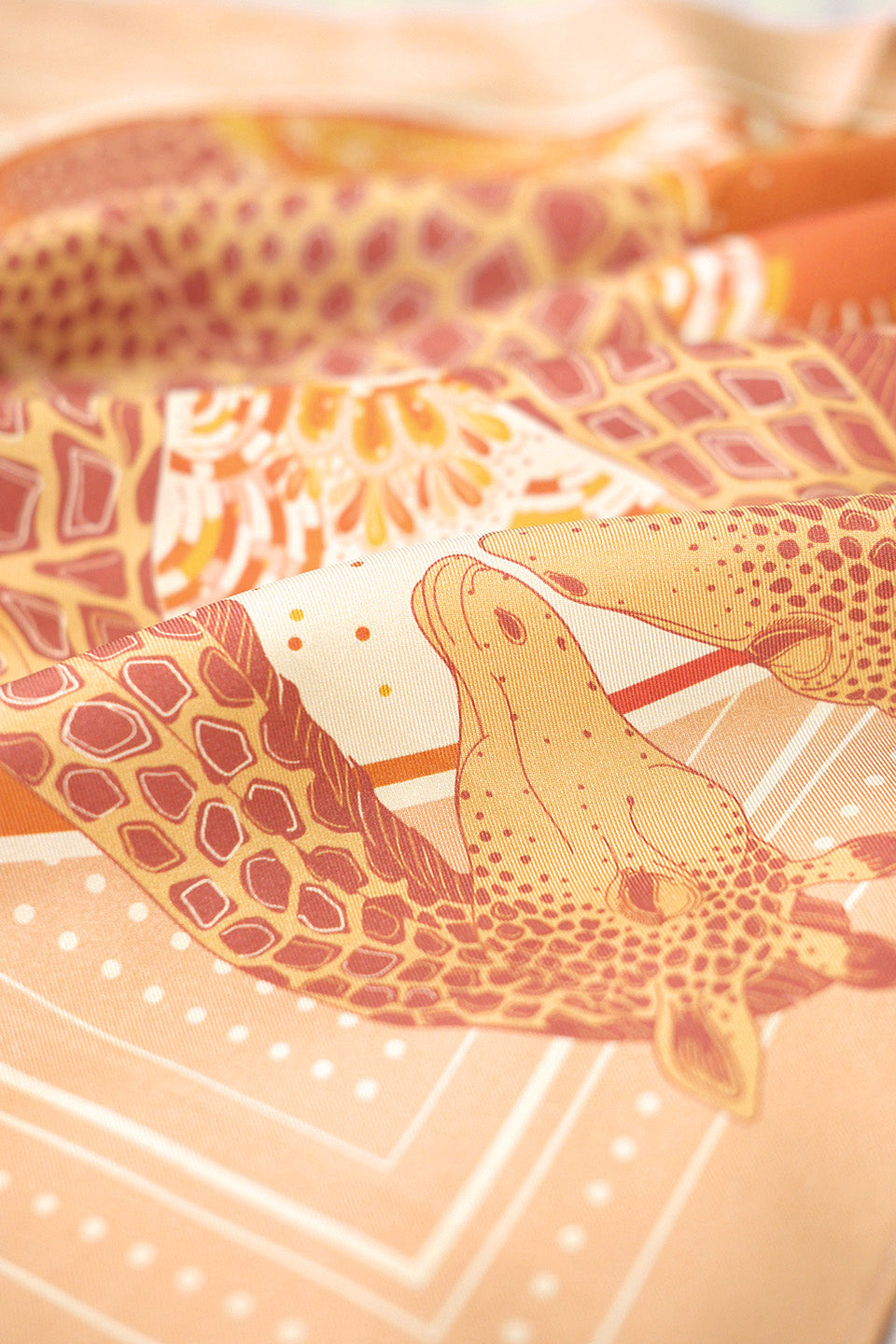 Giraffe Silk Twill Scarf
