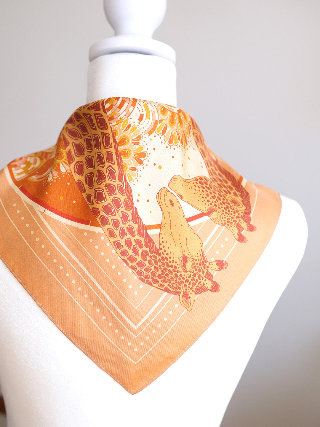 Giraffe Silk Twill Scarf