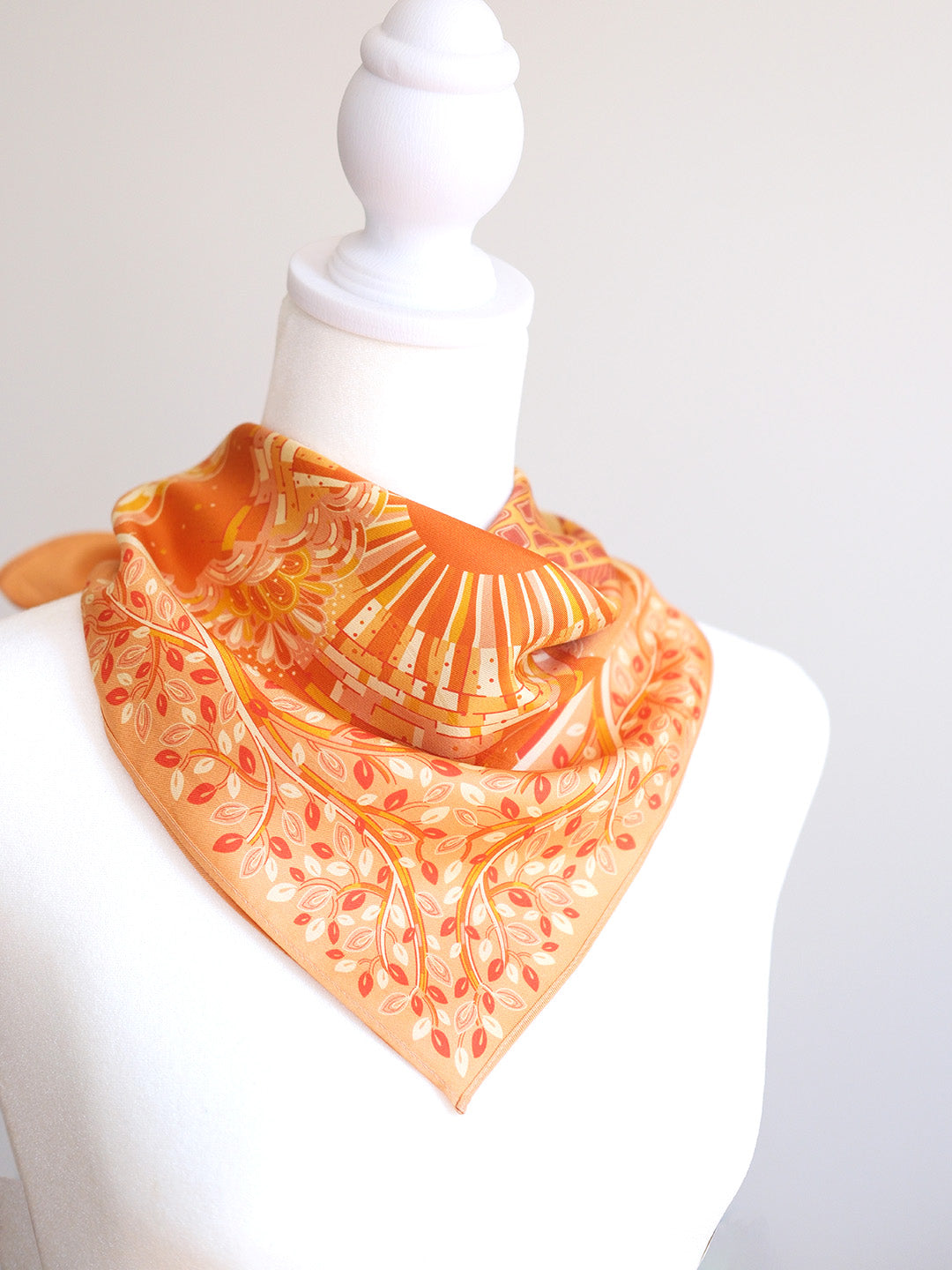 Giraffe Silk Twill Scarf
