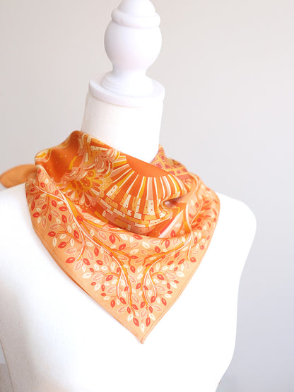 Giraffe Silk Twill Scarf