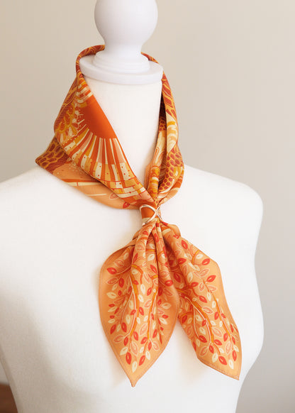 Giraffe Silk Twill Scarf