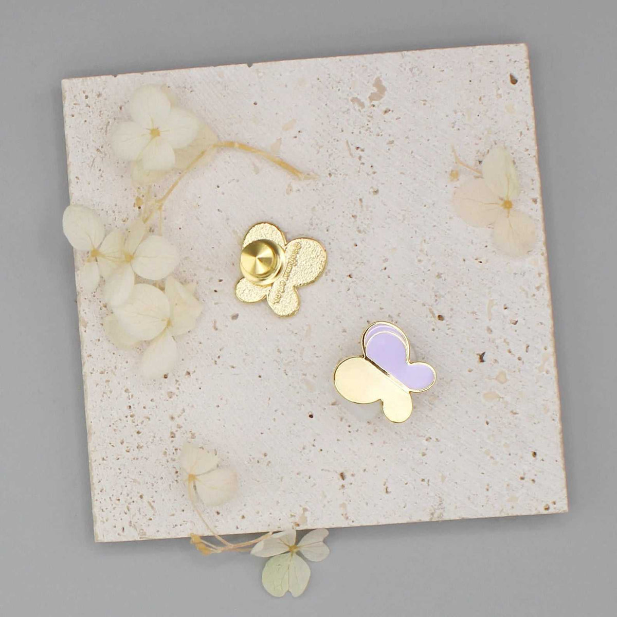 Butterfly Enamel Pin (Violet) Brooches & Lapel Pins