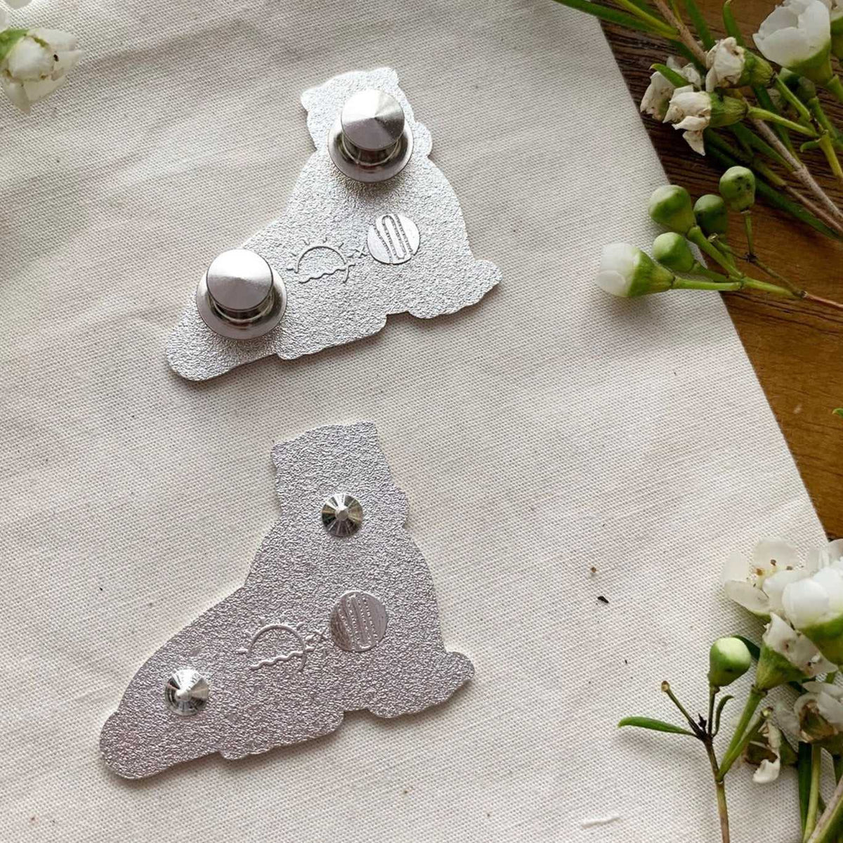 Snow Leopard Enamel Pin Brooches & Lapel Pins