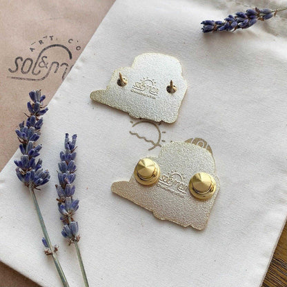 Polar Bear, Aurora Enamel Pin Brooches & Lapel Pins
