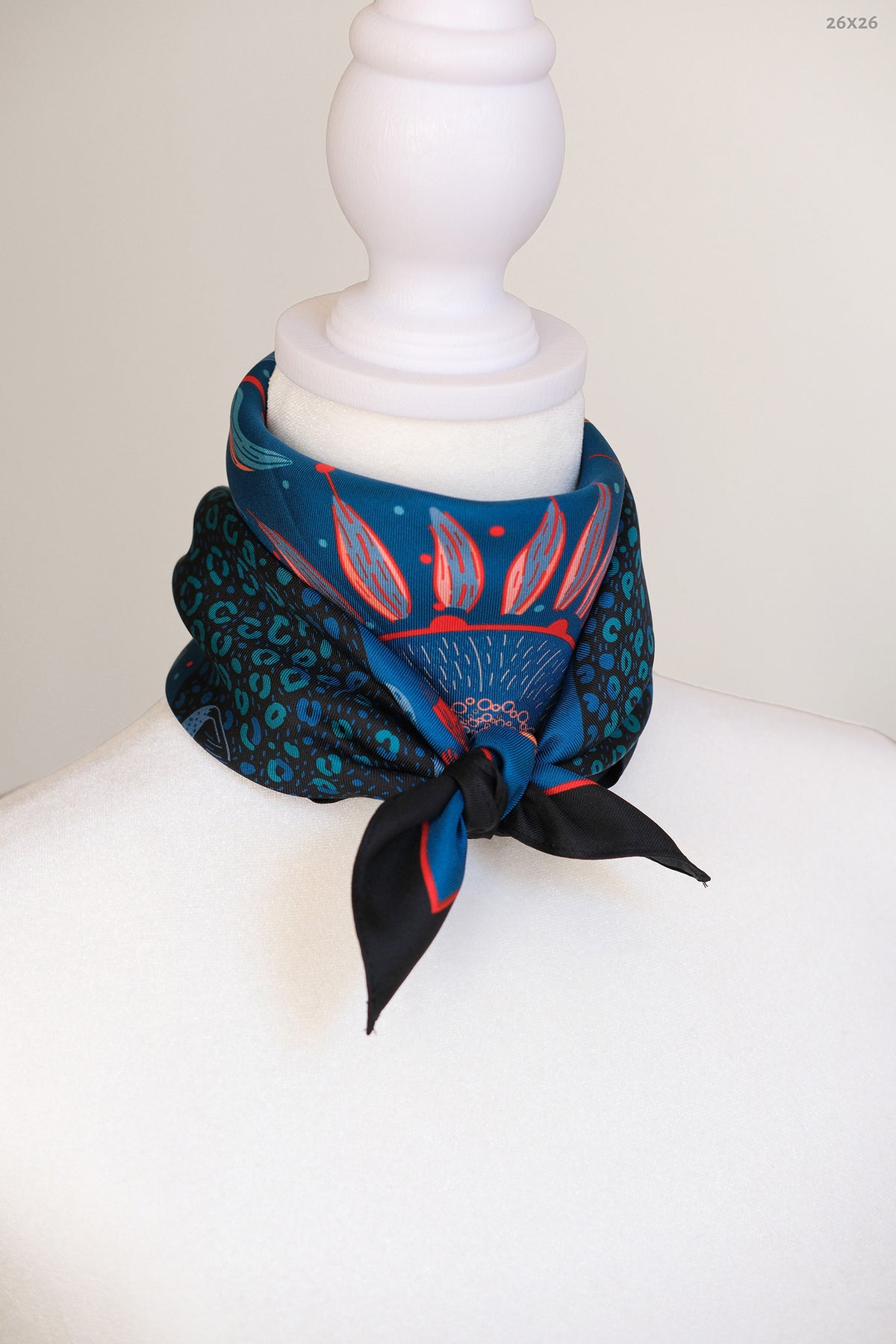 Leopard, and the Sun Silk Twill Scarf