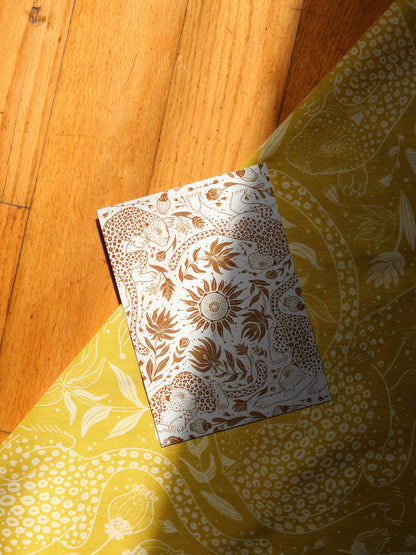 Leopard, and the Sun Bandana Scarf (Mustard) Bandana Scarf