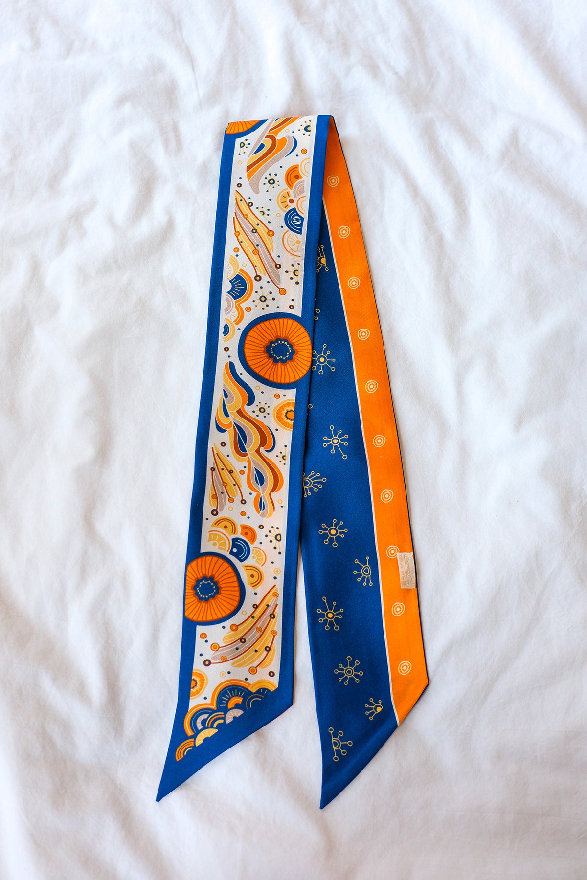 Ocean Art Silk Twilly