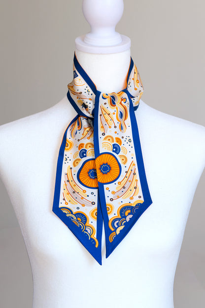 Ocean Art Silk Twilly