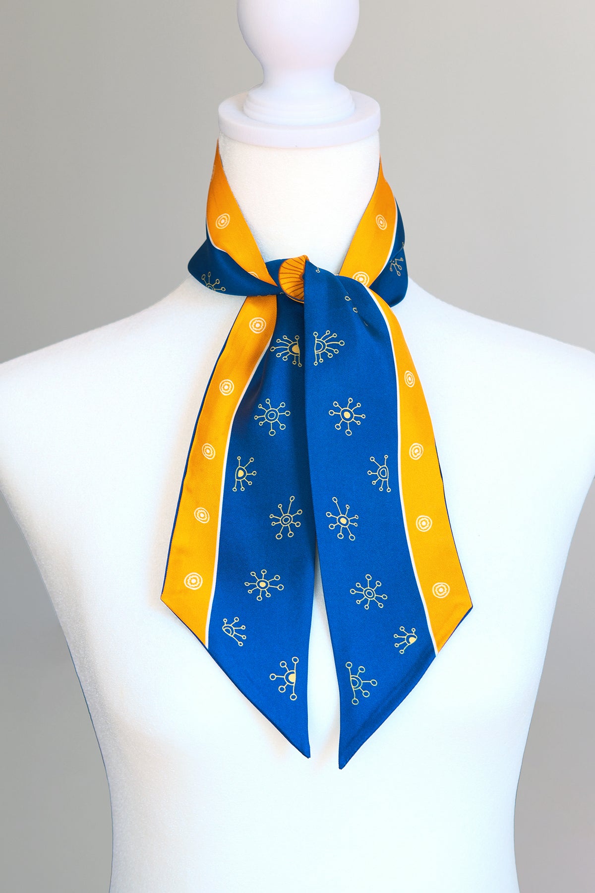 Ocean Art Silk Twilly