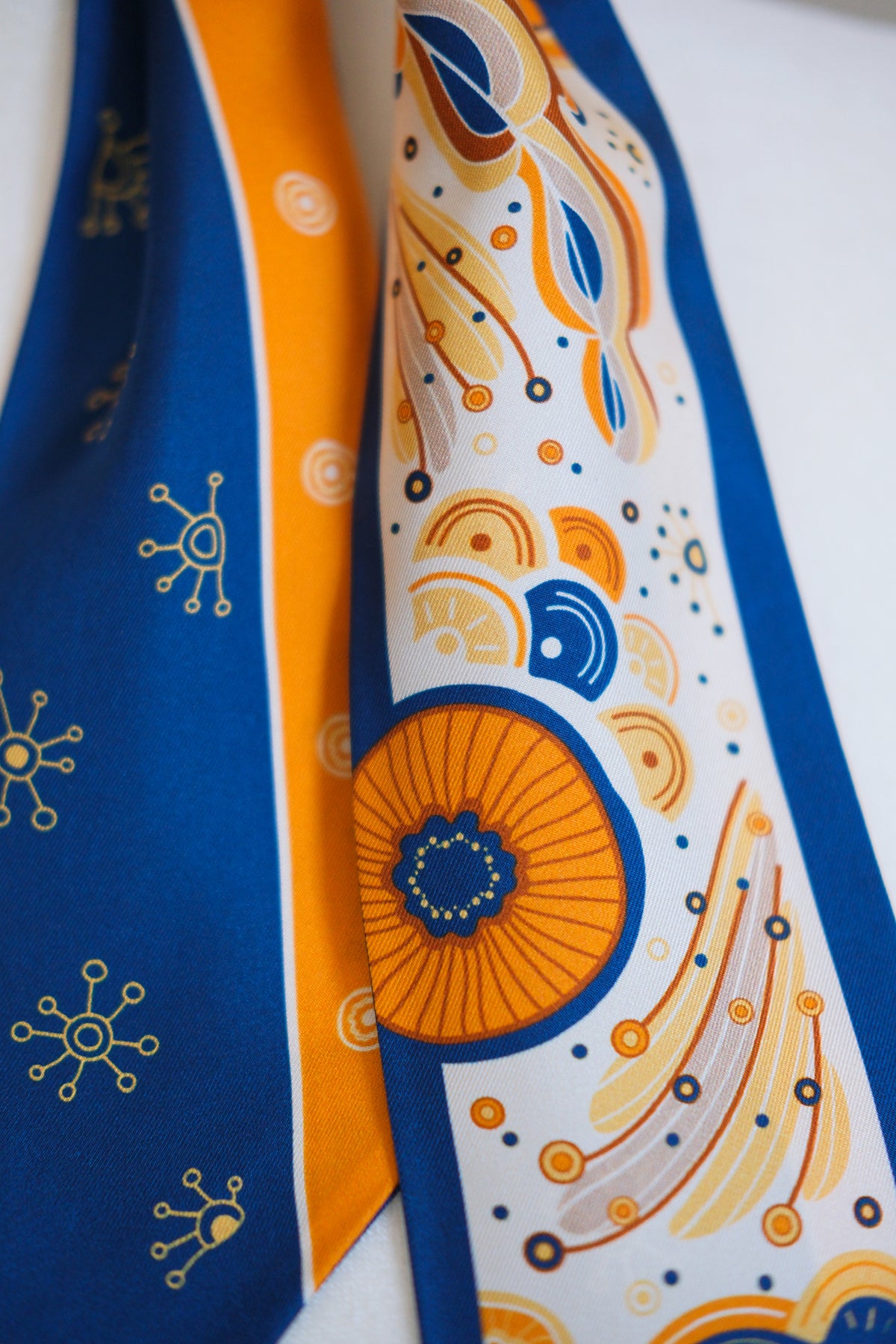 Ocean Art Silk Twilly