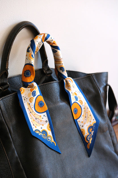 Ocean Art Silk Twilly