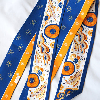 Ocean Art Silk Twilly
