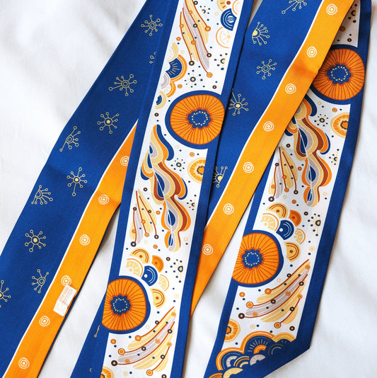 Ocean Art Silk Twilly