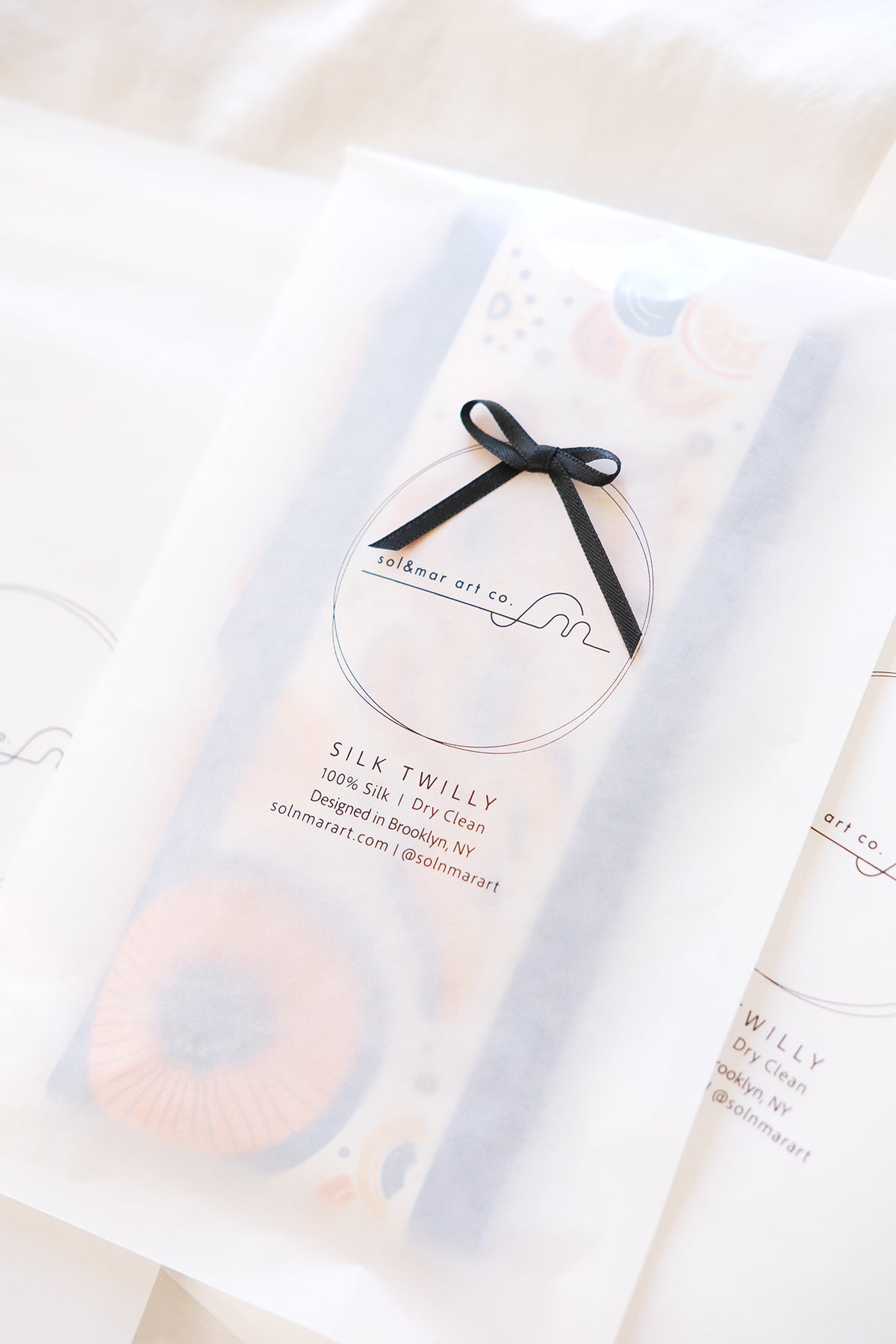 Ocean Art Silk Twilly