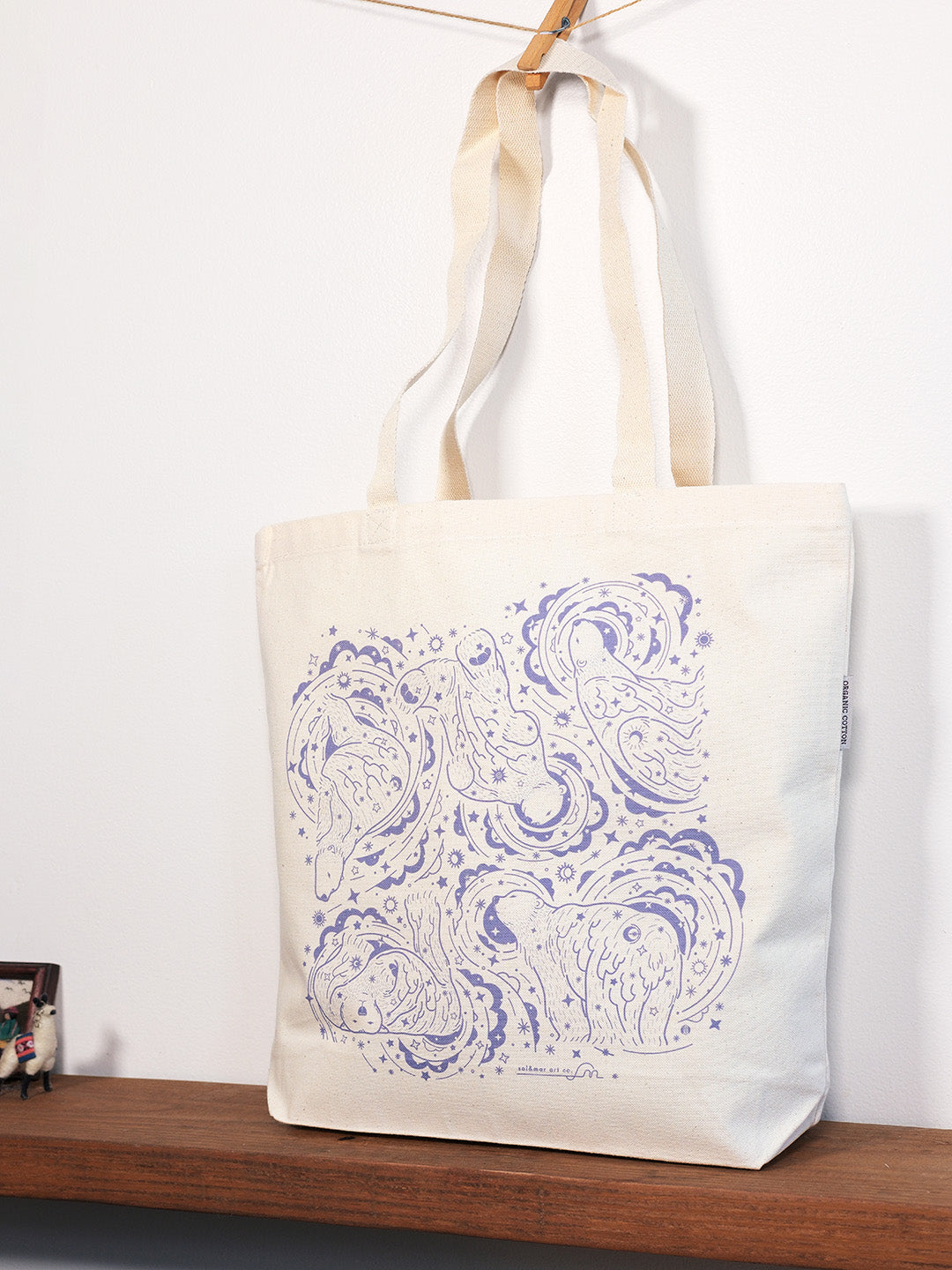 Polar Bear Canvas Tote Bag