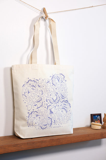 Polar Bear Canvas Tote Bag
