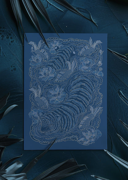 Animal ArtPrint Postcard Set (10 pcs)