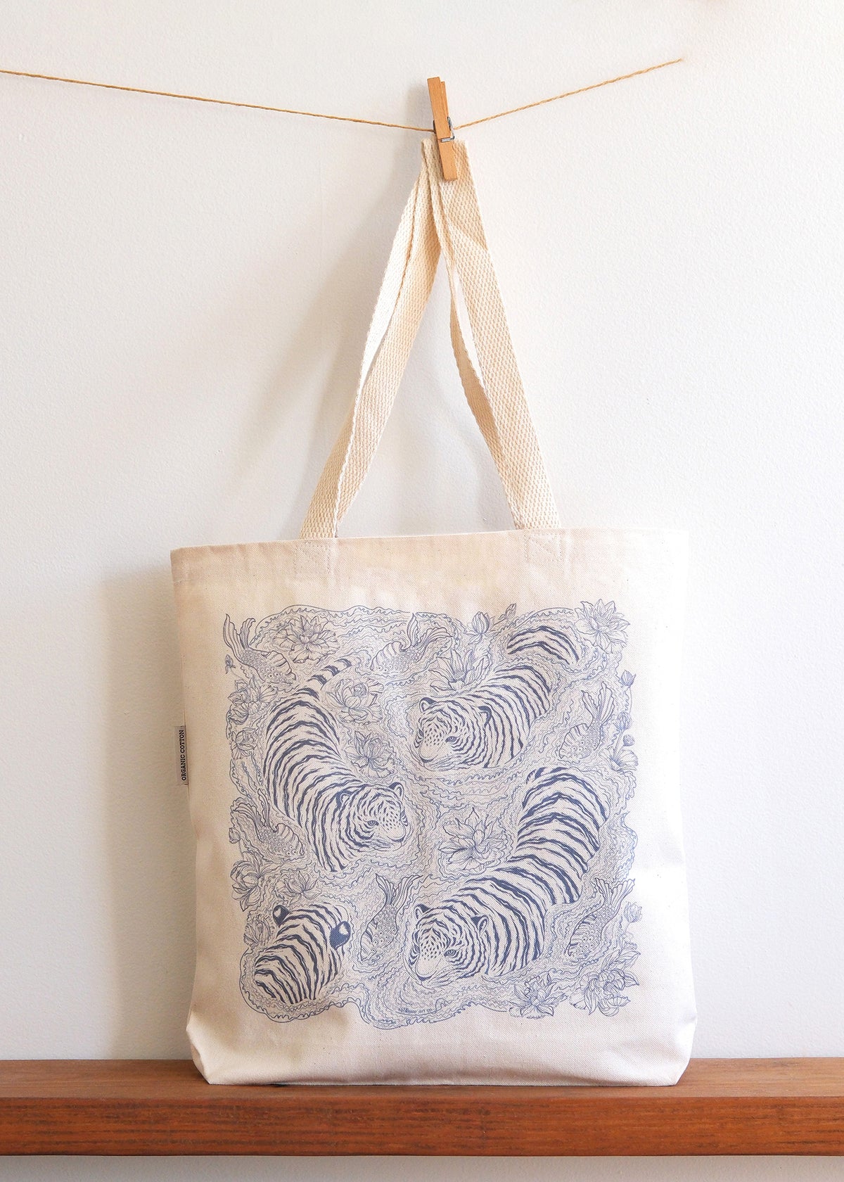 Tiger Canvas Tote Bag