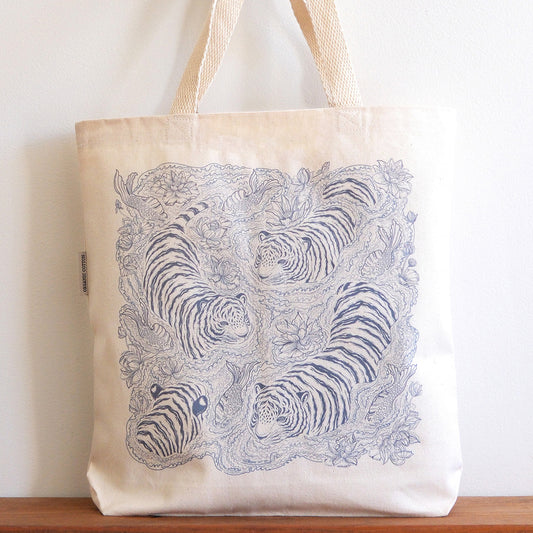 Tiger Canvas Tote Bag
