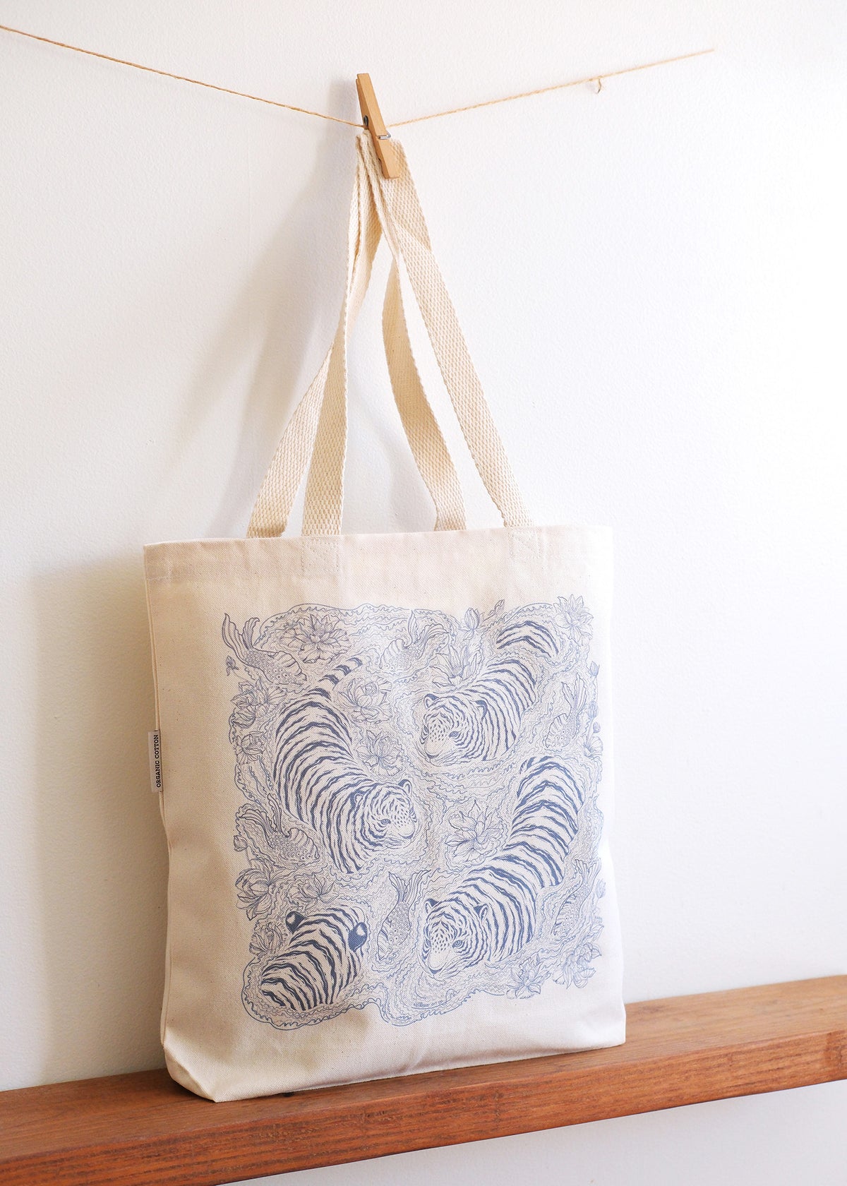 Tiger Canvas Tote Bag