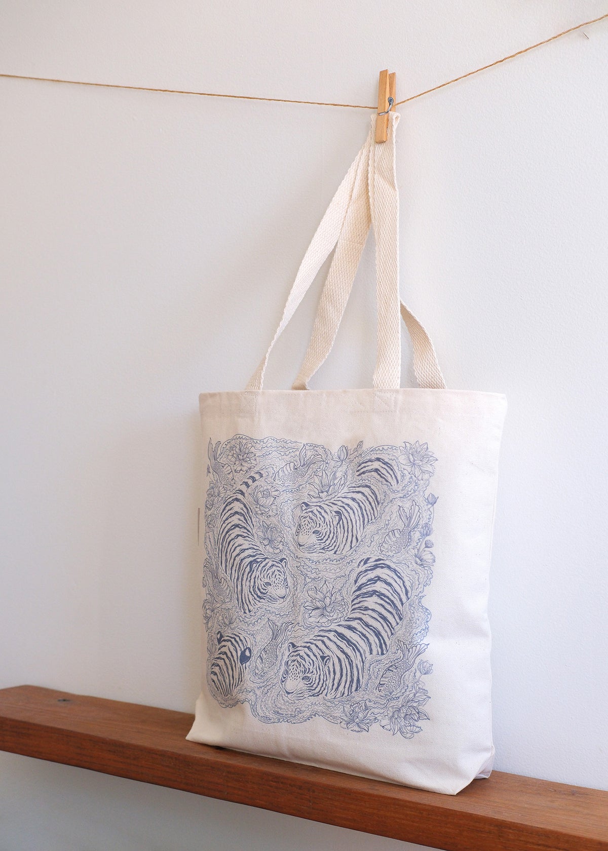 Tiger Canvas Tote Bag