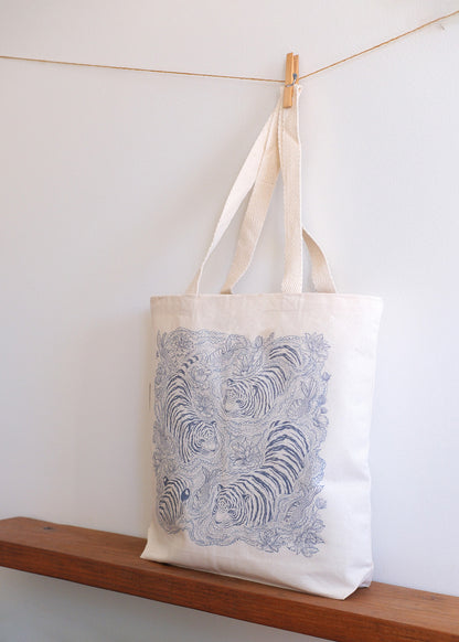 Tiger Canvas Tote Bag